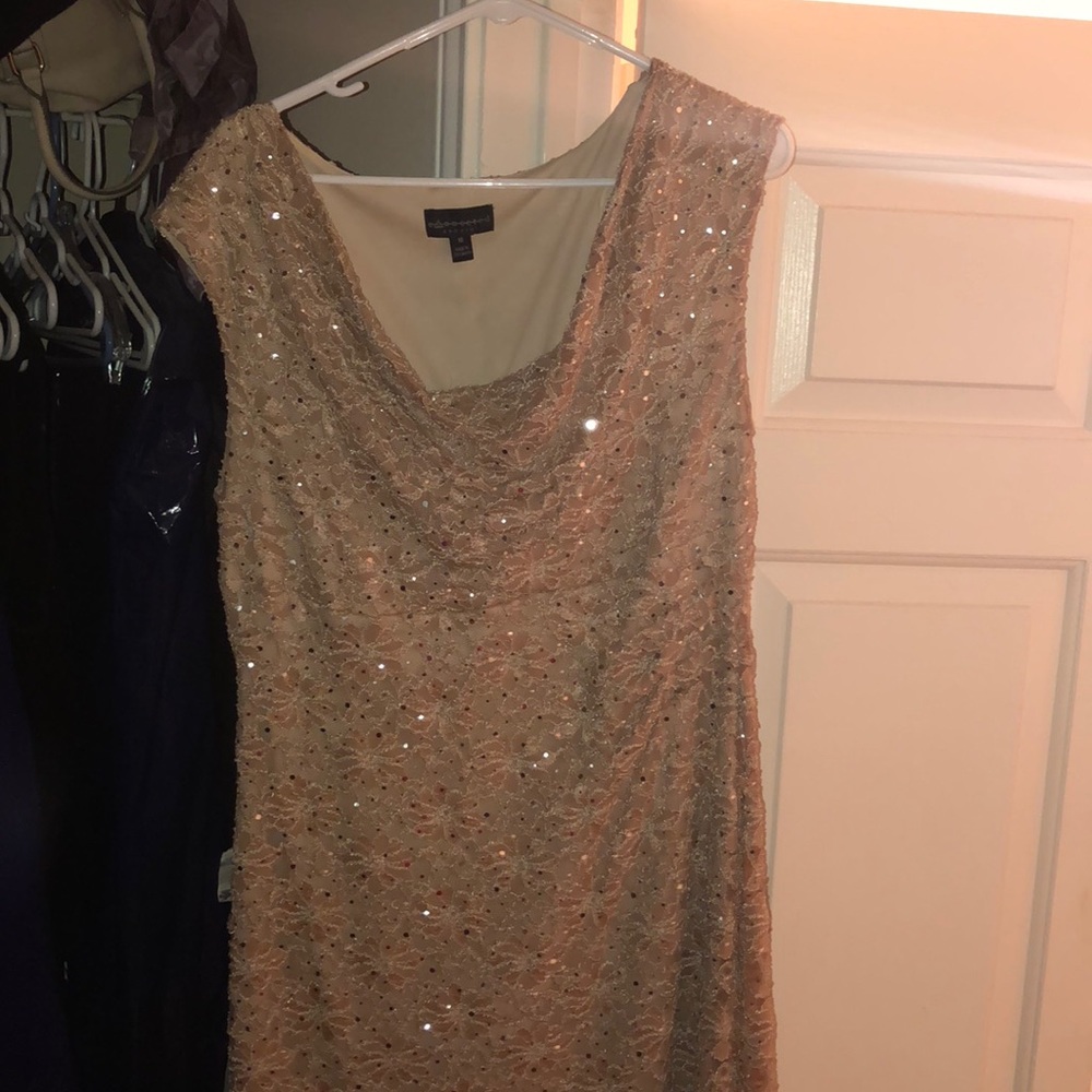 Gold sparkle dress